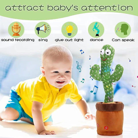 Rechargeable Singing Dancing Cactus Toy