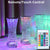 Luxury Table Lamp, USB Rechargeable Crystal Projector Desk Lamp, Acrylic Decor