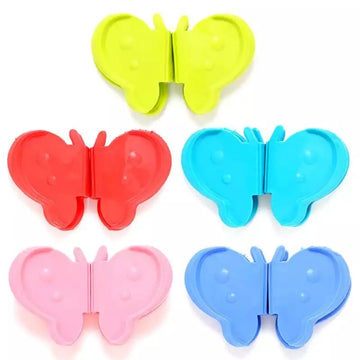 FlutterClips - Butterfly Silicone Dish Clips (2-Pack) by Flashstore.pk