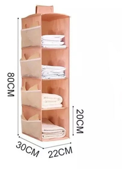 4-Layer Foldable Closet Organizer