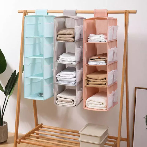 4-Layer Foldable Closet Organizer