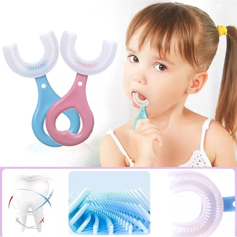 kids U shaped Toothbrush